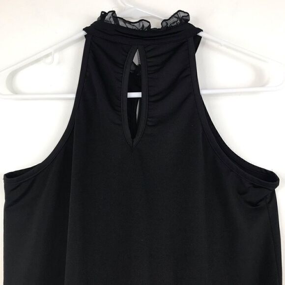 Boston Proper Sleeveless Ruffle Front Blouse - Picture 6 of 11